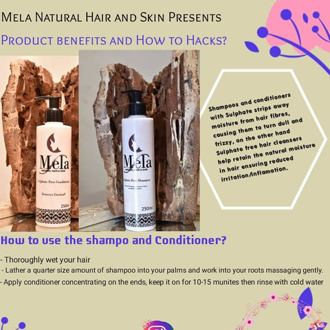 How to use our Sulphate Free Shampoo and Conditioner